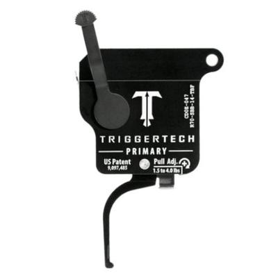 TriggerTech Remington 700 Primary Drop In Replacement Trigger Right Hand/Bolt Release/Flat Lever PVD Black Finish R70-SBB-14-TBF