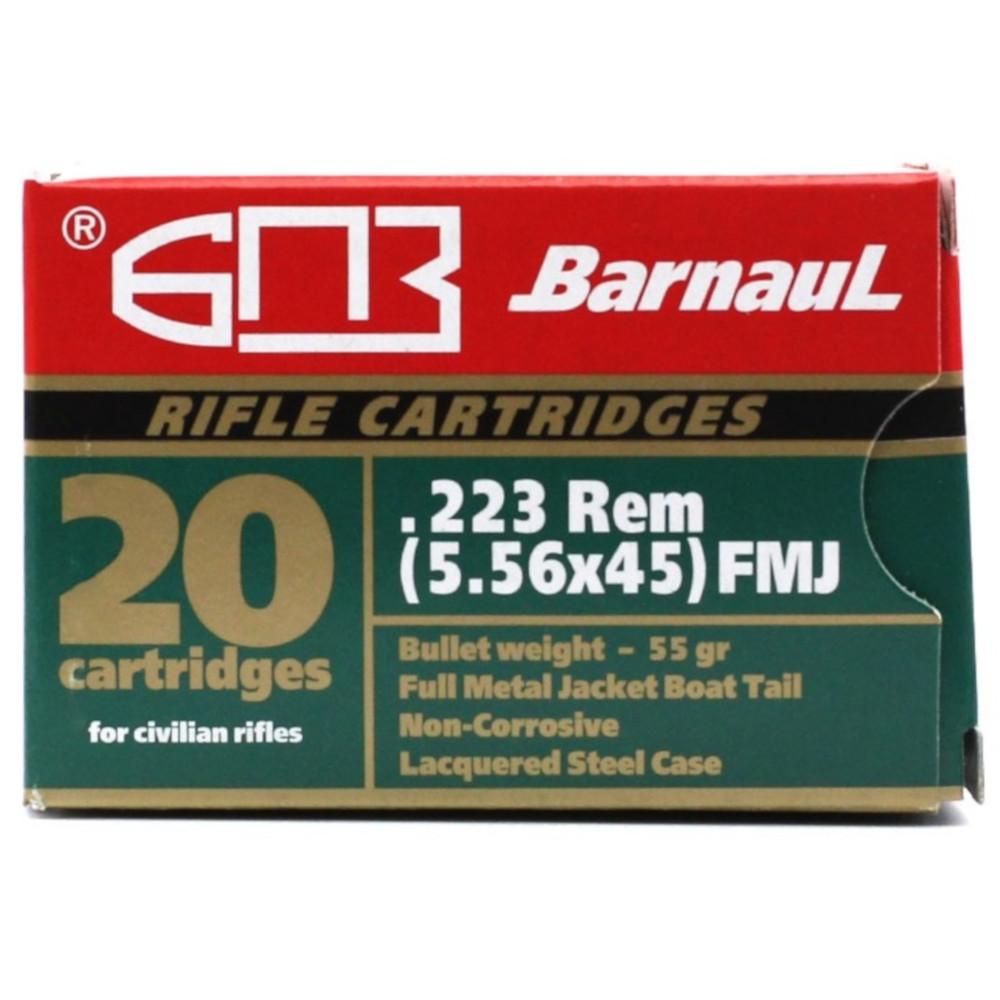 Barnaul Ammo 223 Rem 55gr FMJ 2317565 - Box of 20