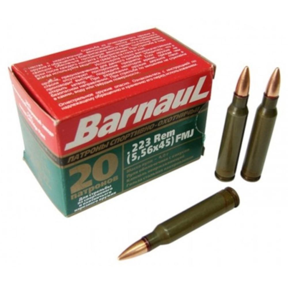 Barnaul Ammo 223 Rem 62gr FMJ - Box of 20