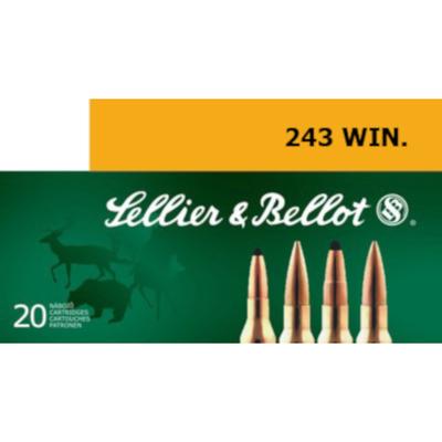 S&B Ammo 243 Winchester 100gr SP - Box of 20