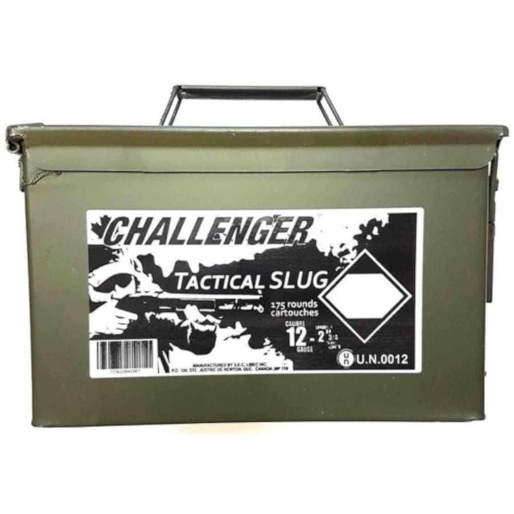  Challenger Tactical Slug Shotgun Ammo 12 Gauge 2.75 