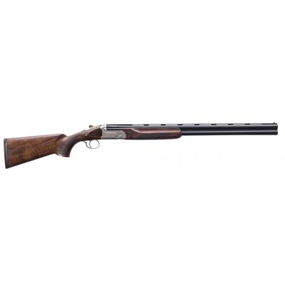 Churchill 206 Silver Over/Under Shotgun 12 Gauge 3â€³ 28â€³ Barrel Walnut Stock A17052