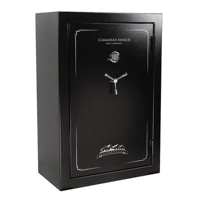 Canadian Shield Laurentien 40 + 8 Gun Safe with Electronic Lock, Textured Gloss Black