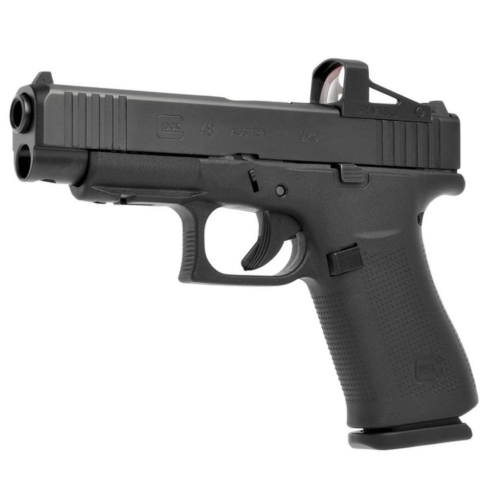 Bullseye North Glock G48 MOS 9mm SemiAuto Pistol Optics Ready Black