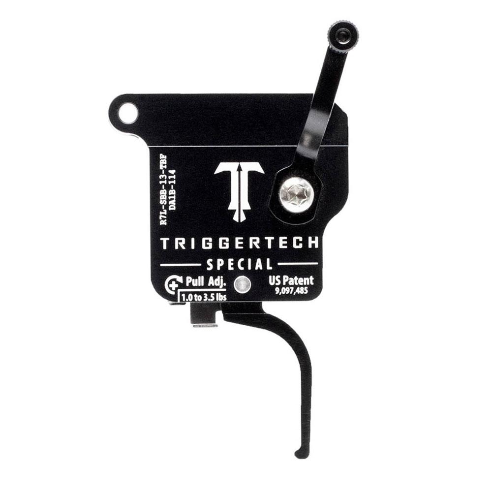  Triggertech Rem 700 Factory Left Hand Special Flat Blk/Blk Single Stage Trigger