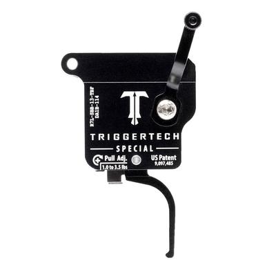 TriggerTech Rem 700 Factory Left Hand Special Flat Blk/Blk Single Stage Trigger