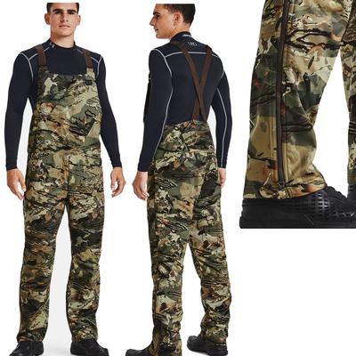 Under Armour Men's UA Brow Tine Bib Forest 2.0 Camo 3XL