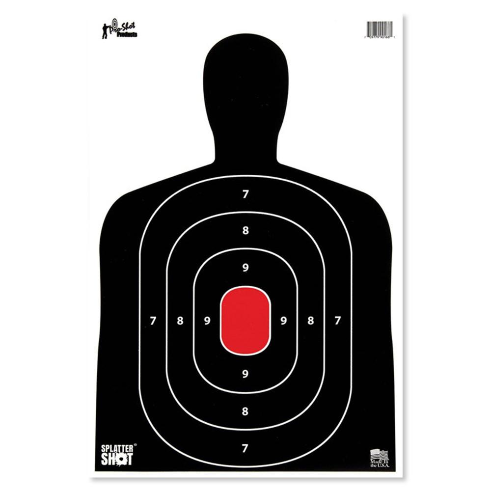  Pro- Shot Splattershot Target 12x18 Human