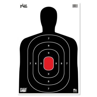 Pro-Shot Splattershot Target 12X18 Human