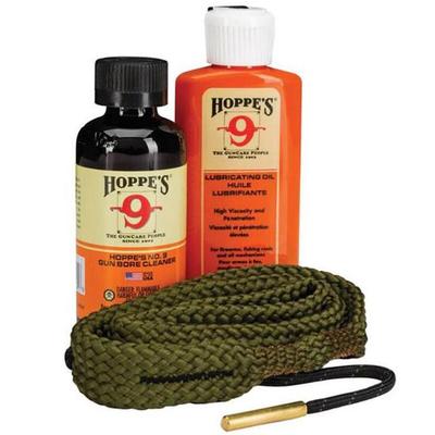 Hoppe's 1-2-3 Done 20 Ga. Complete Firearm Cleaning Kit, Includes Bore Solvent/Lubricating Oil/Bore Snake