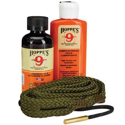 Hoppe's 1-2-3 Done Complete Firearm Cleaning Kit for Rifles Chambered in .30 Caliber Includes Bore Solvent/Lubricating Oil/Bore Snake