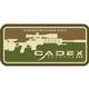Cadex Velcro Pvc Patch Cadex Defence Tan/Green