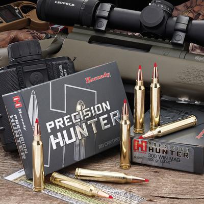 Hornady Precision Hunter Ammunition 300 Weatherby Magnum 200 Grain ELD-X Box of 20
