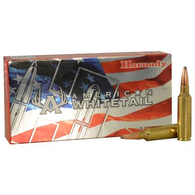 Hornady American Whitetail Ammunition 300 Winchester Short Magnum (WSM) 165 Grain Interlock Spire Point Box of 20