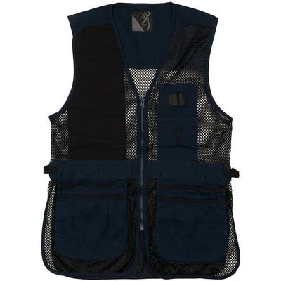 Browning Trapper Creek Mesh Shooting Vest Black/Navy, 3XL