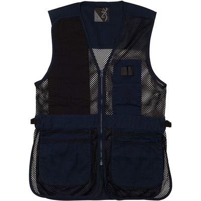 Browning Trapper Creek Shooting Vest Black/Navy Right Hand 2XL