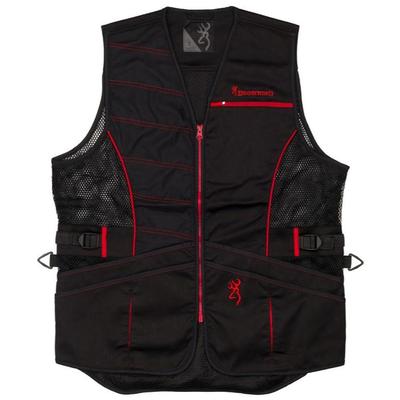 Browning Ace Shooting Vest Black/Red, XL