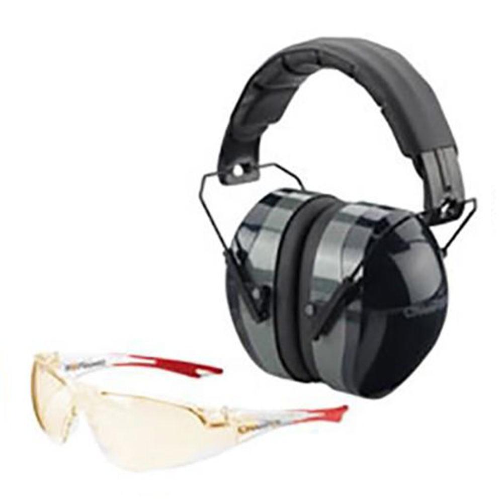  Champion Traps And Targets Eye And Ear Protection Combo, Black
