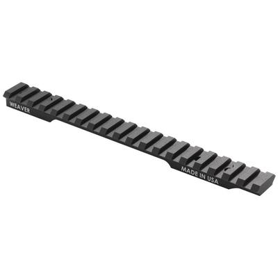 Weaver Tactical Extended Multi Slot Base with 20 MOA Remington 700 Short Action Aluminum Matte Black