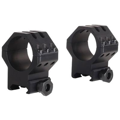 Weaver Tactical 6-Hole Picatinny Rings, 30mm High, Matte Black 99694