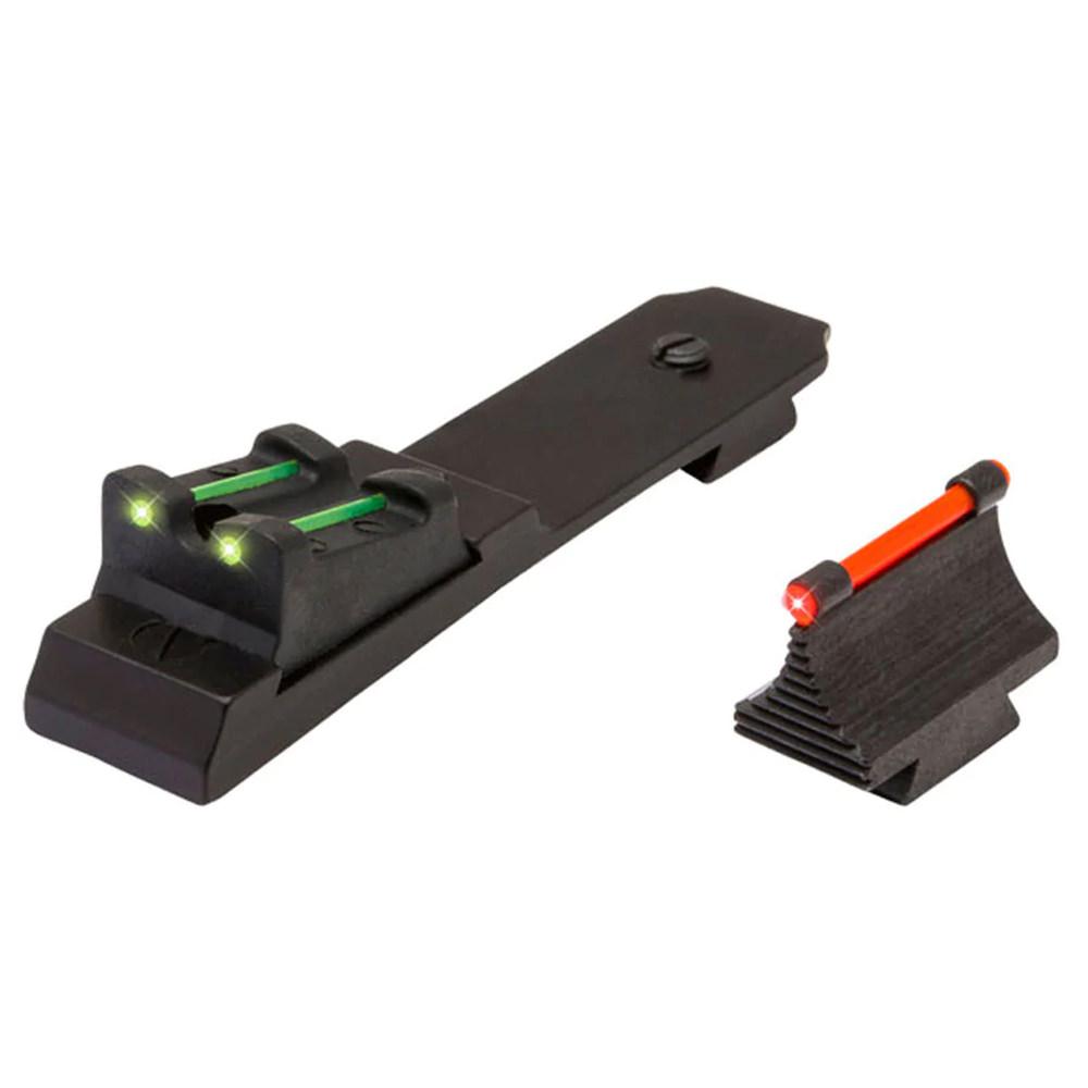  Truglo Lever Action Sight Set Winchester 94 Rifle With Ramped Front Sight (Except Carbine), Henry Golden Boy 22 Lr Steel Fiber Optic Green