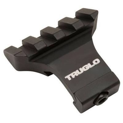 TruGlo 45 Degree Off-Set Riser Mount Picatinny Compatible Aluminum Matte Black