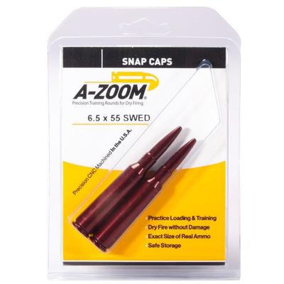 A-ZOOM Snap Caps 6.5 X 55 Two Pack