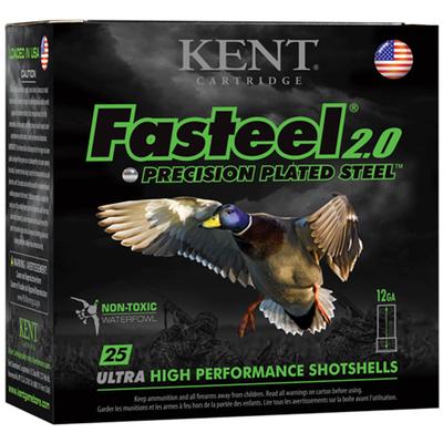 Fasteel  2.0 Precision Plated Steel  12ga 3inch 1 1/4 Oz Bb 1500ft/s 25rd
