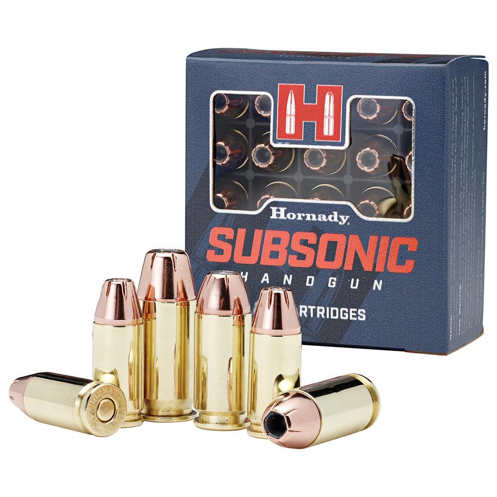 Hornady Subsonic Ammunition 9mm Luger 147 Grain XTP Jacketed Hollow Point Box of 25