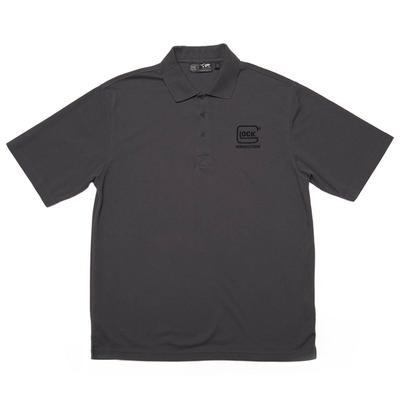 Glock Perfection Men's Polo Carbon Grey, Large