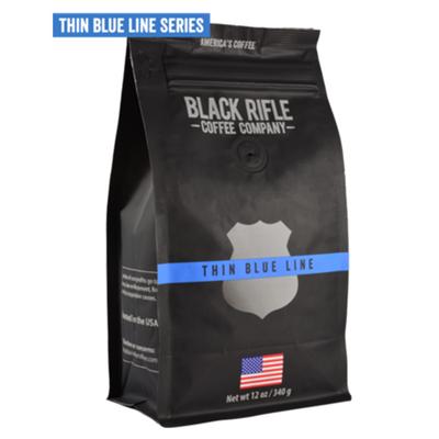 Black Rifle Coffee Company, Thin Blue Line Coffee Blend Ground - 12 Oz Bag