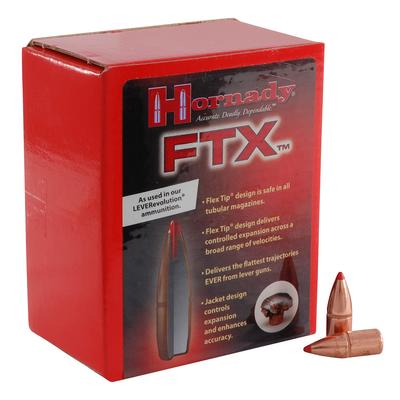 Hornady FTX Bullets Flex Tip eXpanding .358 Dia, 200gr, 100 Qty