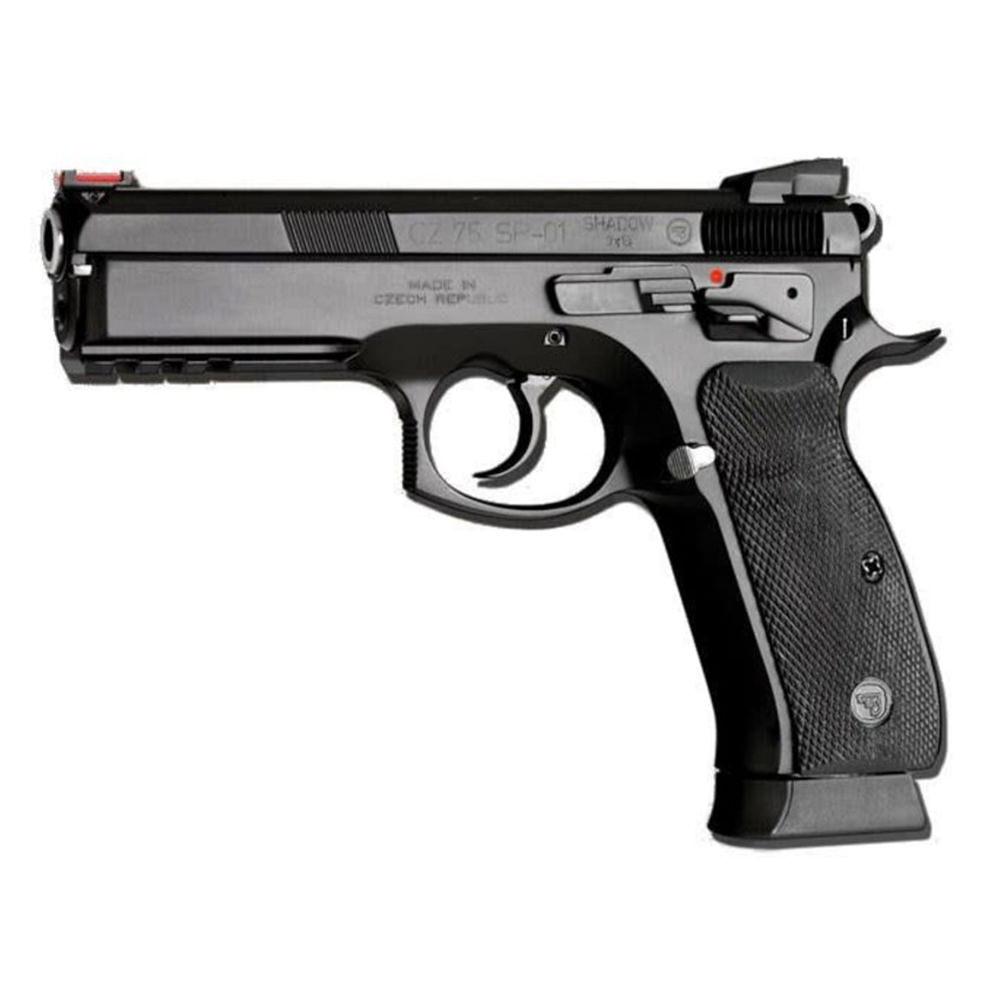  Cz 75 Sp- 01 Shadow Pistol 9mm Black Rubber Grips