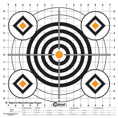 Caldwell Sight-In Paper Target 16