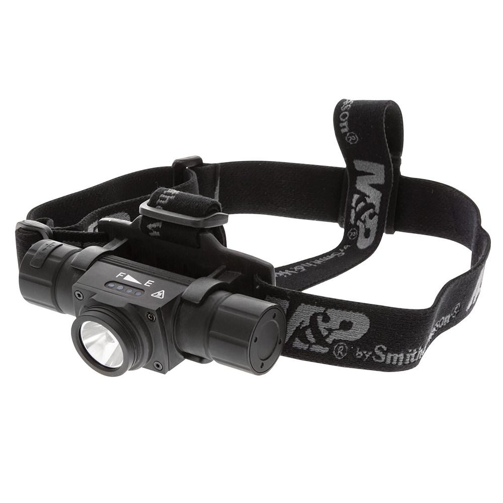  Smith & Wesson M & P Night Terror Headlamp Led With Rechargeable Lithium Battery Aluminum Black