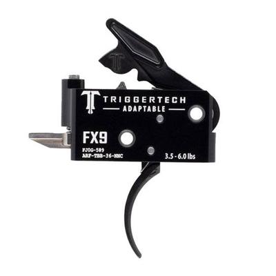 TriggerTech FX-9 Adaptable (3.5-6 Lbs) Short Two Stage Straight Curved Trigger