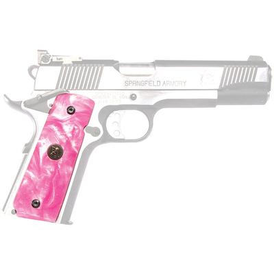 Pachmayr 1911 Grips, Cherry Blossom Pearl Smooth