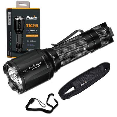 Fenix TK25 UV or Red or Red/Blue Light Tactical Flashlight