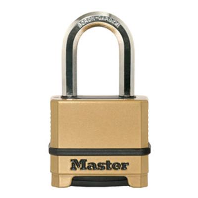Master Combination Padlock 2in (51mm) Wide Magnum® Zinc Body Padlock with 1-1/2in (38mm) Shackle, Set Your Own Combination