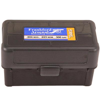 Frankford Arsenal Hinge-Top Ammo Box #505 50 Round .223 Remington and Similar