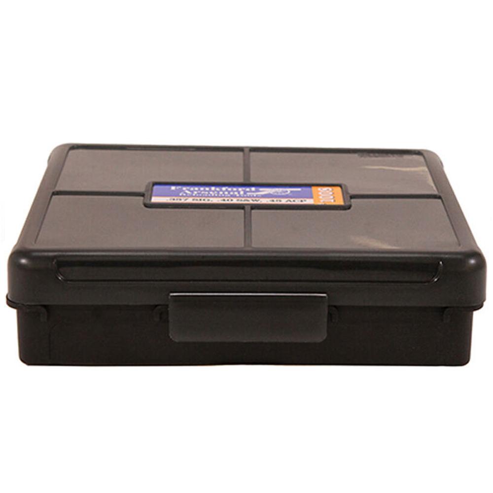  Frankford Arsenal Plastic Hinge- Top Ammo Box 100 Round .40 S & W /.45 Acp And Similar Polymer Gray