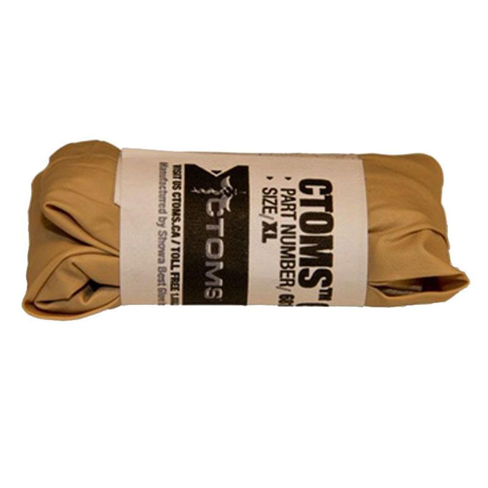 Bullseye North CTOMS Individually Wrapped Nitrile Gloves, 1 Pair, Tan