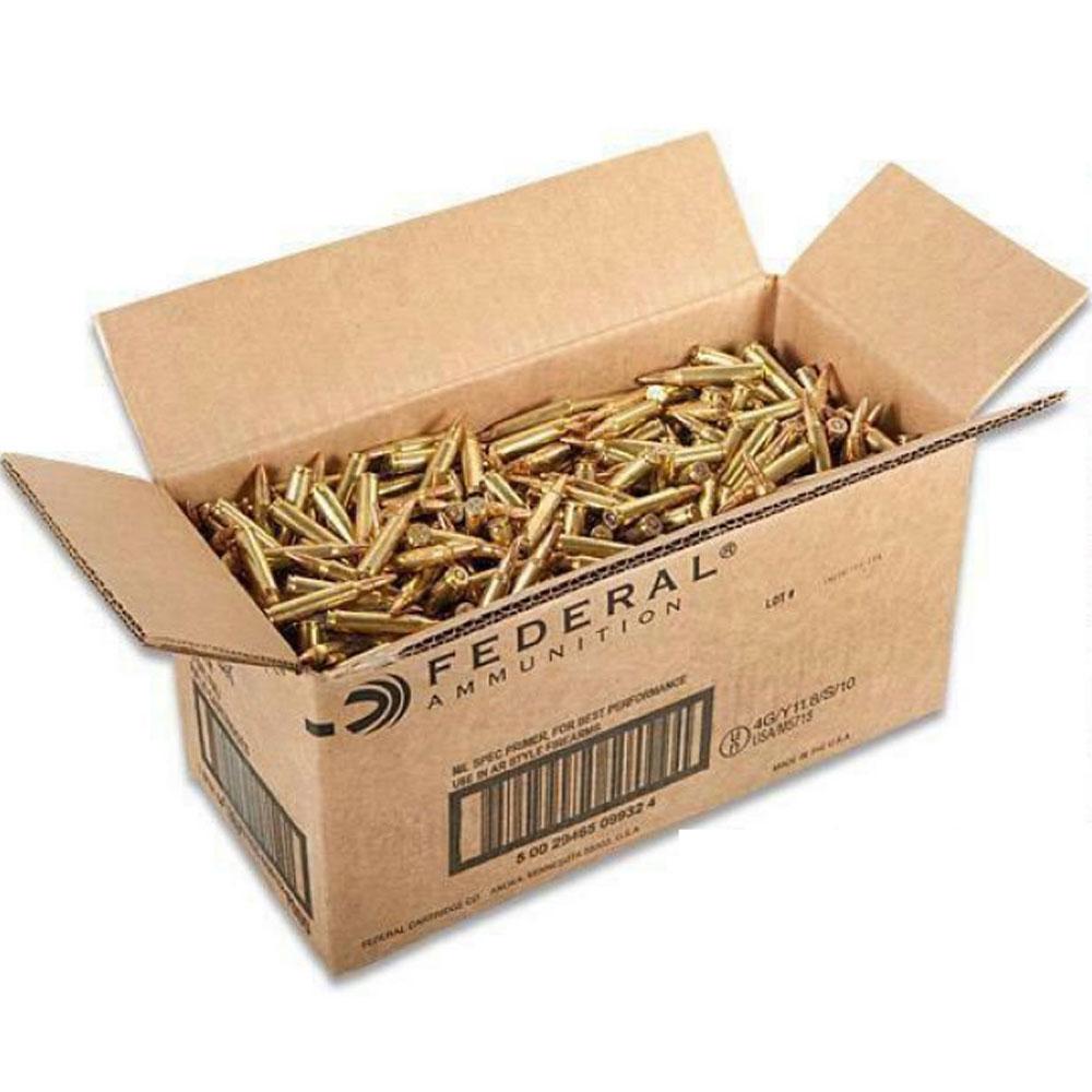  Federal Ammunition 223 Rem.55 Grain Fmj - Box Of 1000