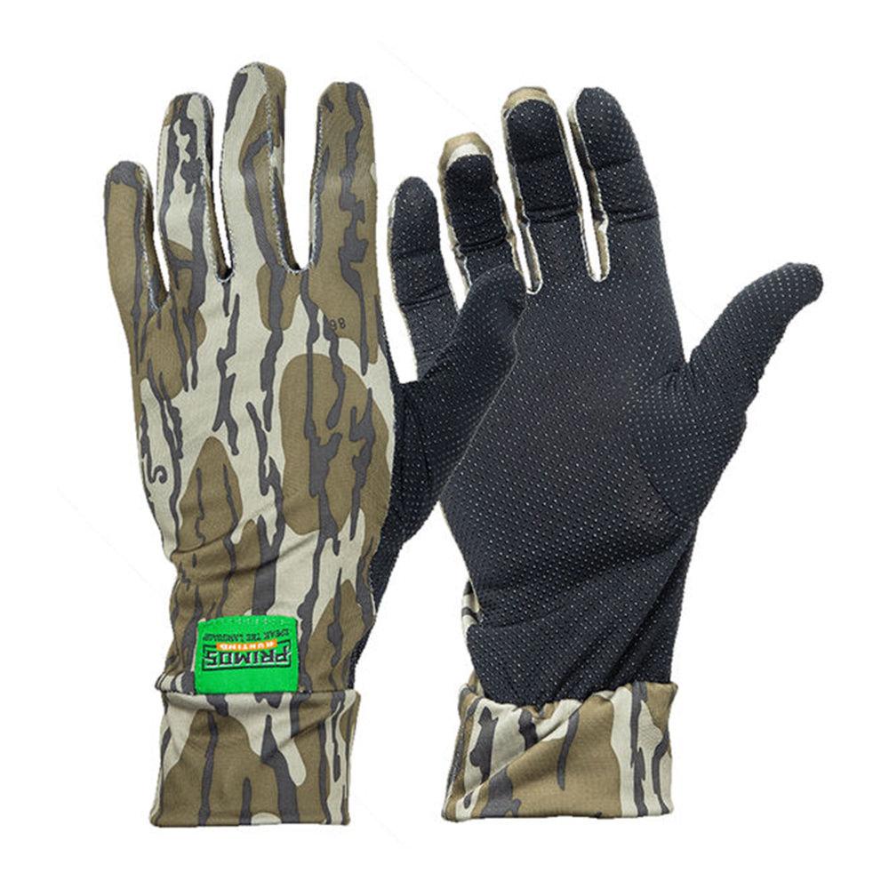  Primos Mossy Oak Bottomland Stretch- Fit Camo Gloves