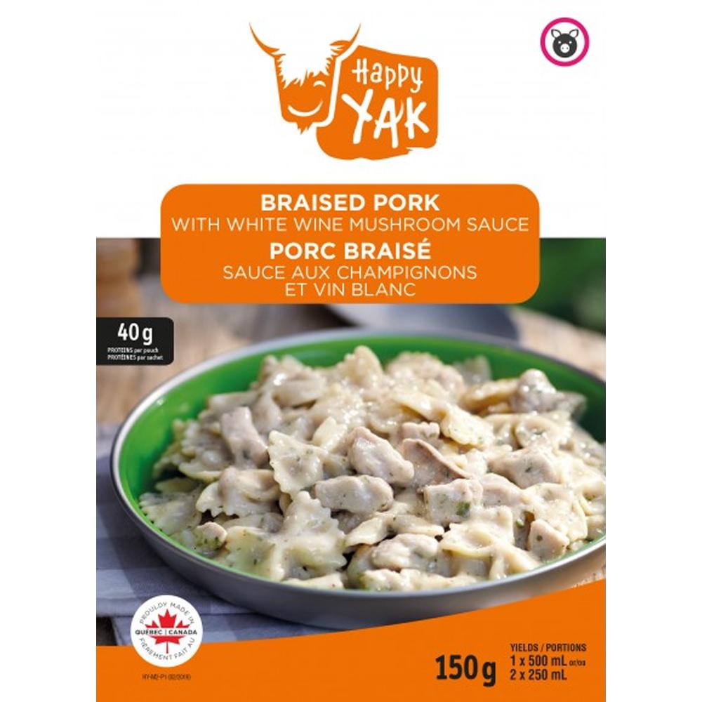  Happy Yak - Braised Pork With White Wine Mushroom Sauce
