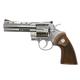  Colt Python, 357 Mag, 4.25 Barrel, Stainless Steel, Wood Grip - Small Cosmetic Defect