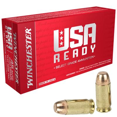 Winchester USA Ready Ammo 45 ACP 230 GR - Case, 500 Rounds