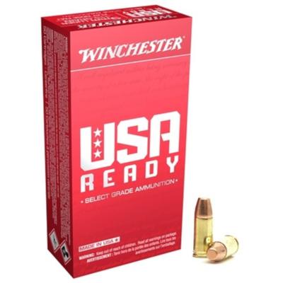 Winchester USA Ready Ammo 9mm 115 Grain - Case, 500 Rounds