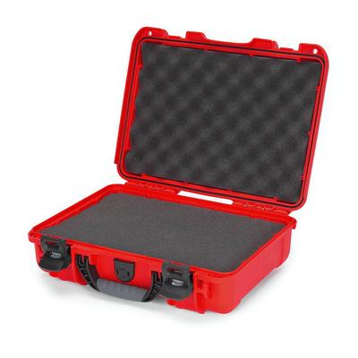 Nanuk 910 Pistol Case, Cubed Foam (Red) 