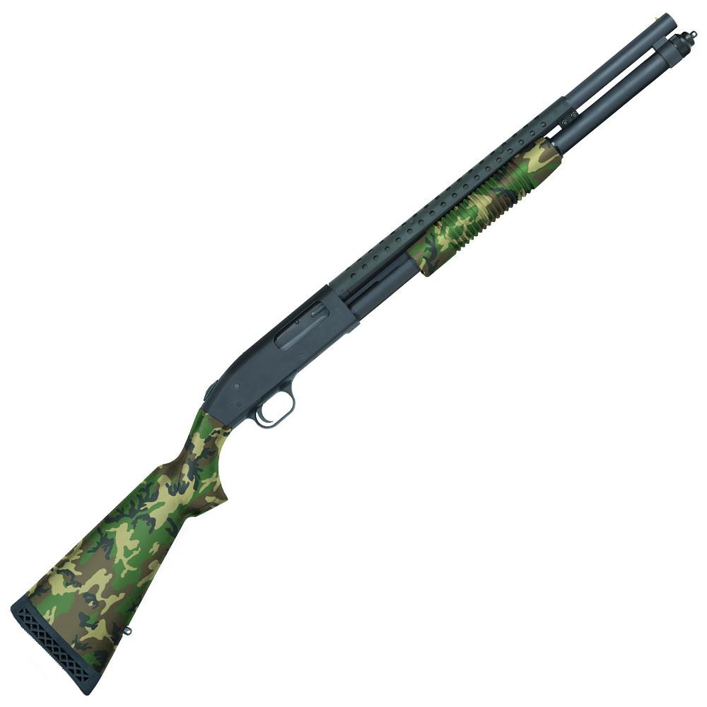 Bullseye North Mossberg 590 Woodland 12 Gauge Shotgun, 20" Barrel, 8
